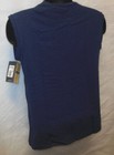 Capezio  Mens Crew Neck Ballet Top Navy Cotton Spandex Hm005 Classwear Dance