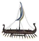 Scandinavian Viking Middle Ages War Ship Battle Longship Prototype Sculpture