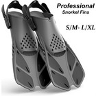Adults Snorkel Fins Adjustable Buckle Open Heel Swim Flippers Scuba Diving Shoes