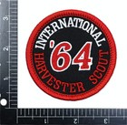 1964 International Harvester Scout Embroidered Patch Black red Iron-on Sew-on