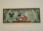 Walt Disney World s 25th Anniversary 1997 Disney Dollar Bill - Uncirculated New