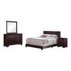 Coaster Dorian 4-piece Wood California King Bedroom Set In Brown And Dark Cocoa