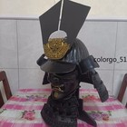 Vintage Japanese Samurai 1 1 Wearable Armor Helmet Warrior Full Face Mask Unisex