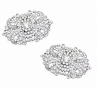 Set Of Two- Wedding Vintage Style Decorative Buckle Removable Shoe Clips