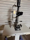 Haag Streit 900 Bq Slit Lamp On Rolling Table-good Condition