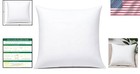 Hypoallergenic Throw Pillow Inserts - Elegant 18x18 Cushion  Soft   Fluffy