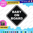 Baby On Board Decal Sticker Car Truck Children Princess Safety Yoda Sign Graphic