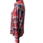 Men s Wrangler Western Shirt With Snap Buttons Red White And Blue  Size 15 15 5