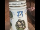 Vintage german Lidded Beer Stein grube Aus Bobingen By Schuster  Kohl