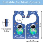 Imtively Baby Closet Dividers - Clothes Organizer  Set Of 8 Blue 8 Pack