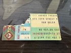 Van Halen Late 70s Orch Warner Theater Washington Dc Authentic Ticket  Stub