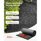 Uimoso Rubber Mulch Roll 96 X 24in For Landscaping Garden Pathway Mat 2 Rolls