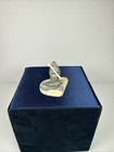 Vintage Inuit Eskimo Soapstone Hunter   Seal Carving Mini Figurine