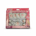 Porcelain Princess Tea Set 10 Piece Kids Toy Damaged Box New Inside