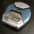 Vintage Philips Ax5111 17 Portable Jogproof Cd Player Silver Blue Beltclip Works