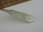 Rare Antique American Coin Silver Spoon By Felix Henry New York City 1815 