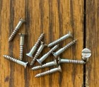 Antique Wood Screws Flat Head Slotted   3 X 5 8    Steel American Made Free Ship