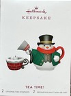 Hallmark Keepsake 2019 Tea Time Ornament  4 Tea Time Series New