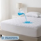 100  Waterproof Mattress Protector Quilted Mattress Pad Cover Breathable Fitted