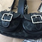 Coach Cq184 Ashton Baguette Signature Denim Handbag Shoulder Bag Women Brand New