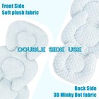  Infant Car Seat Insert Head And Body Support  Reversible Newborn Lightblue