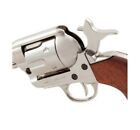 Denix M1873 Non-firing Revolver In Nickel Finish W  7 5 Inch Cavalry Barrel