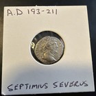 Roman Ancient Silver Denarius Coin 211 - 217 Ad