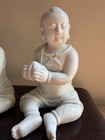 A Pair Of Antique Chinese Blanc De Chine Porcelain Figure Of A Boy With Peach