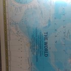 Giant National Geographic Wall Map Of The World And The Ocean Floor