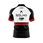 Custom Name Storm Belmo Tour Black Red Bowling Jersey Shirts - Usa Size