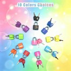 5pack Suitcase Locks With Keys  23mm Small Luggage Padlocks A 5pack