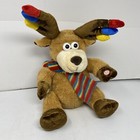 Dan Dee Reindeer Plush Animated Christmas Plays Jingle Bell Rock Only Candles