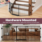 29 4-78  Extra Wide Baby Gate Long Dog Gates Indoor For Doorways Stairs Essent