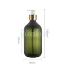 Refillable 500ml 17oz Empty Lotion Pump Bottles For Gel Soap Dispenser Shampoo