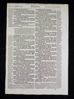 1583 Noblest Geneva  Bible   Psalms 65 3-68 27  3 Initials  Leaf Page Near Fine