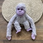 Animal Alley Purple Monkey Plush Long Arms 8    Soft Fuzzy Stuffed Animal