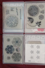 Stampin Up Lot Of4 Floral Rubber Stamps Sets - All New In Box