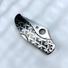 Spyderco Stainless Uptern C261p W escher Pattern -  Lockback Knife - 2 82  Blade