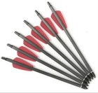 12pcs Crossbow Bolts 15  Carbon Arrows Screw Point Vanes Archery Bow Hunting