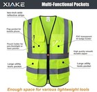 Reflective Safety Vest For Men   Women High Visibility Meets Ansi Standards