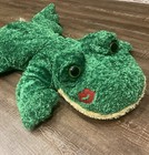 Dan Dee Collector s Choice Plush Stuffed Floppy Frog Pillow Kiss Lips  28 