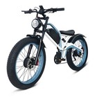 E-bike 26  Fattire 52v 23ah Electric Bicycle Dual Motor 2000w 37mph Adult Ebike