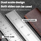 Heavy Duty Rulers For Construction  Stainless Steel 20 Inch Metal Rulers
