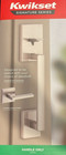 Kwikset San Clemente Front Door Handleset Without Lock  reversible 