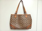  extremely Good Condition  Coach Coach Signature Tote Pvc F18921