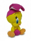 Warner Bros Looney Tunes Tweety Bird Easter Plush Rabbit Ears 6 Inch Stuffed Toy