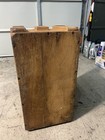Vintage  Wooden Box    Chest   Unknown Origin With Markings