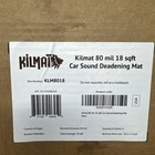 Kilmat 80 Mil 18 Sqft Car Sound Deadening Mat - Butyl Automotive Sound Deadener