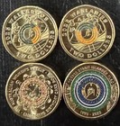 2025  2 Coin Unc Aust Wallabies Wallaroos   Women   s Weekly   Torres Strait Flag