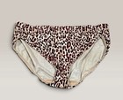 Vanity Fair 13069 Leopard Print Brief Panties Size 8 xl Nylon Blend Vintage